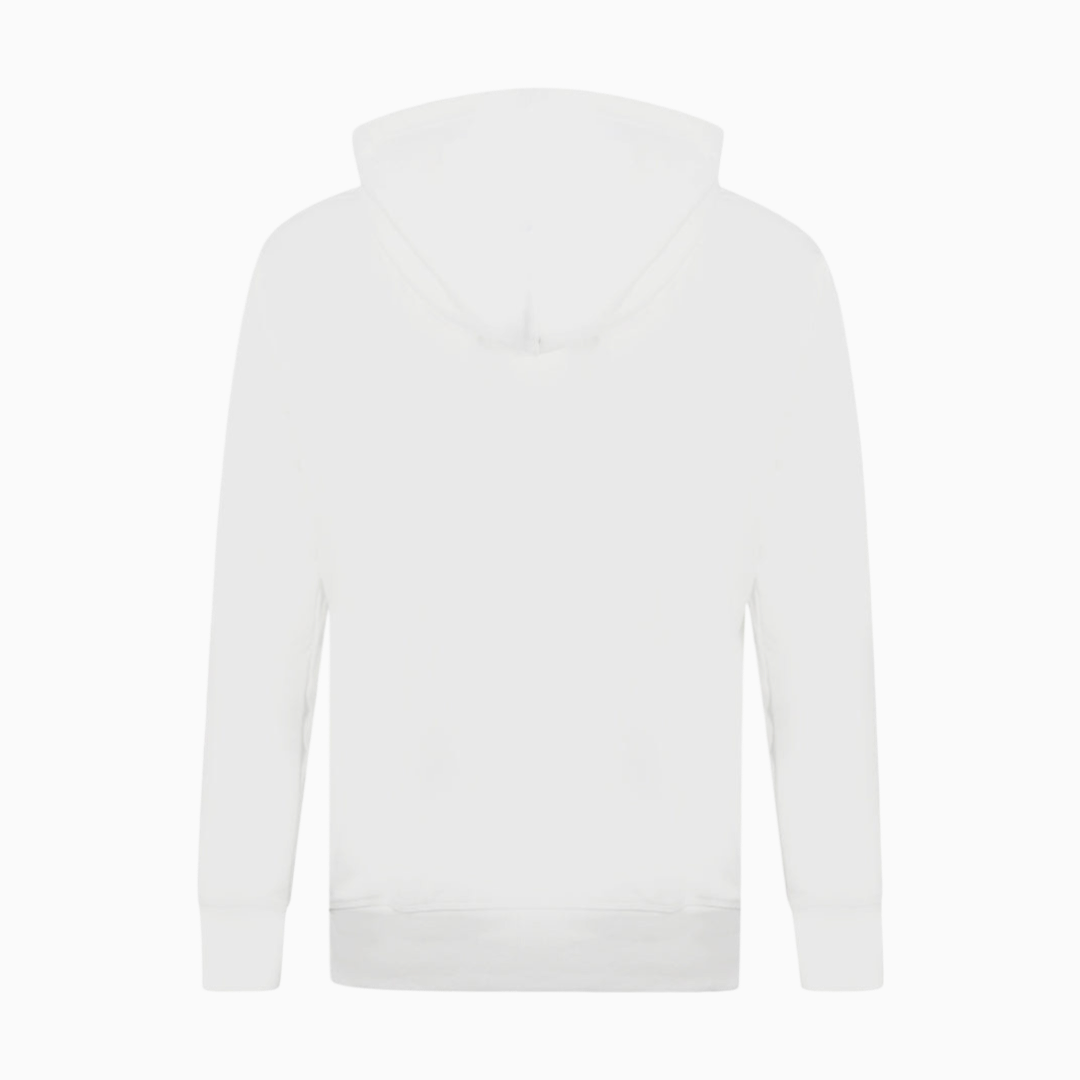 Мъжки бял суичър худи Men’s sweatshirt Cavalli Class RXT65J CF062 00053 White back view