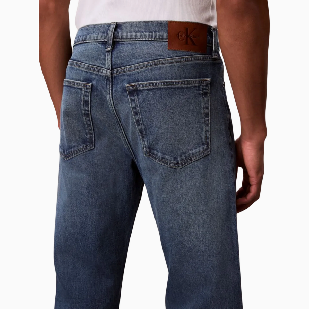 Мъжки дънки Calvin Klein Jeans Men Jeans LV04RB770G 587 Back View
