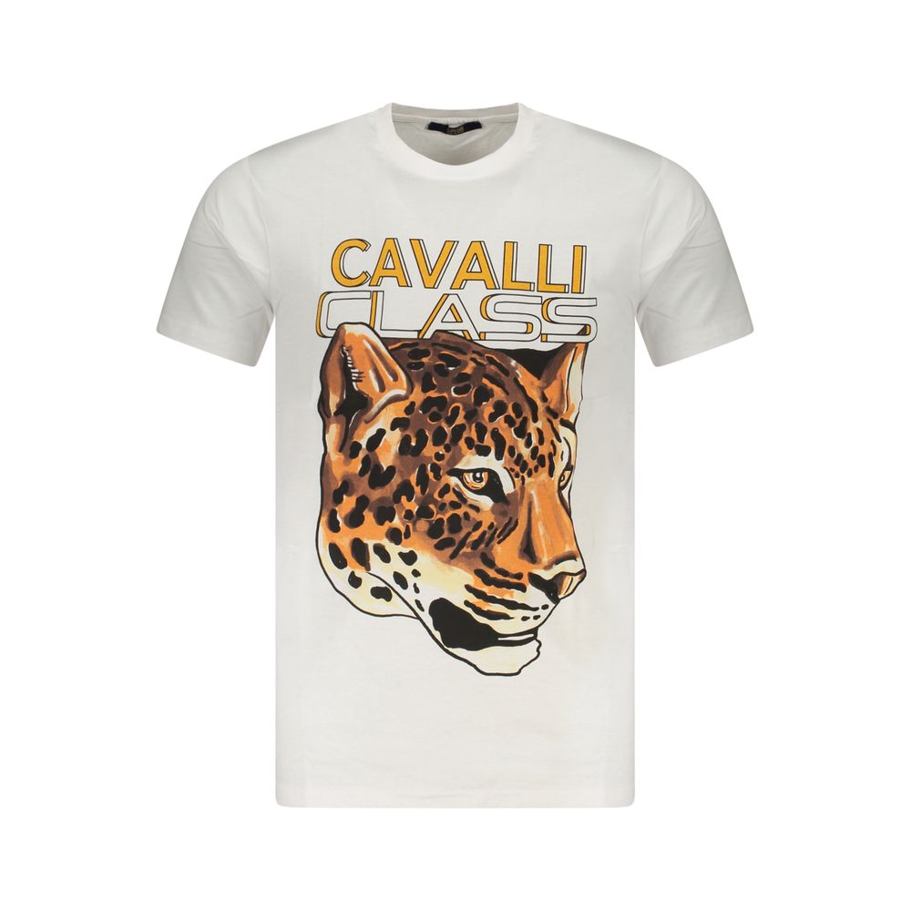 Мъжка тениска Men's t-shirt Cavalli Class
TXT60UJD060 00533 White front view