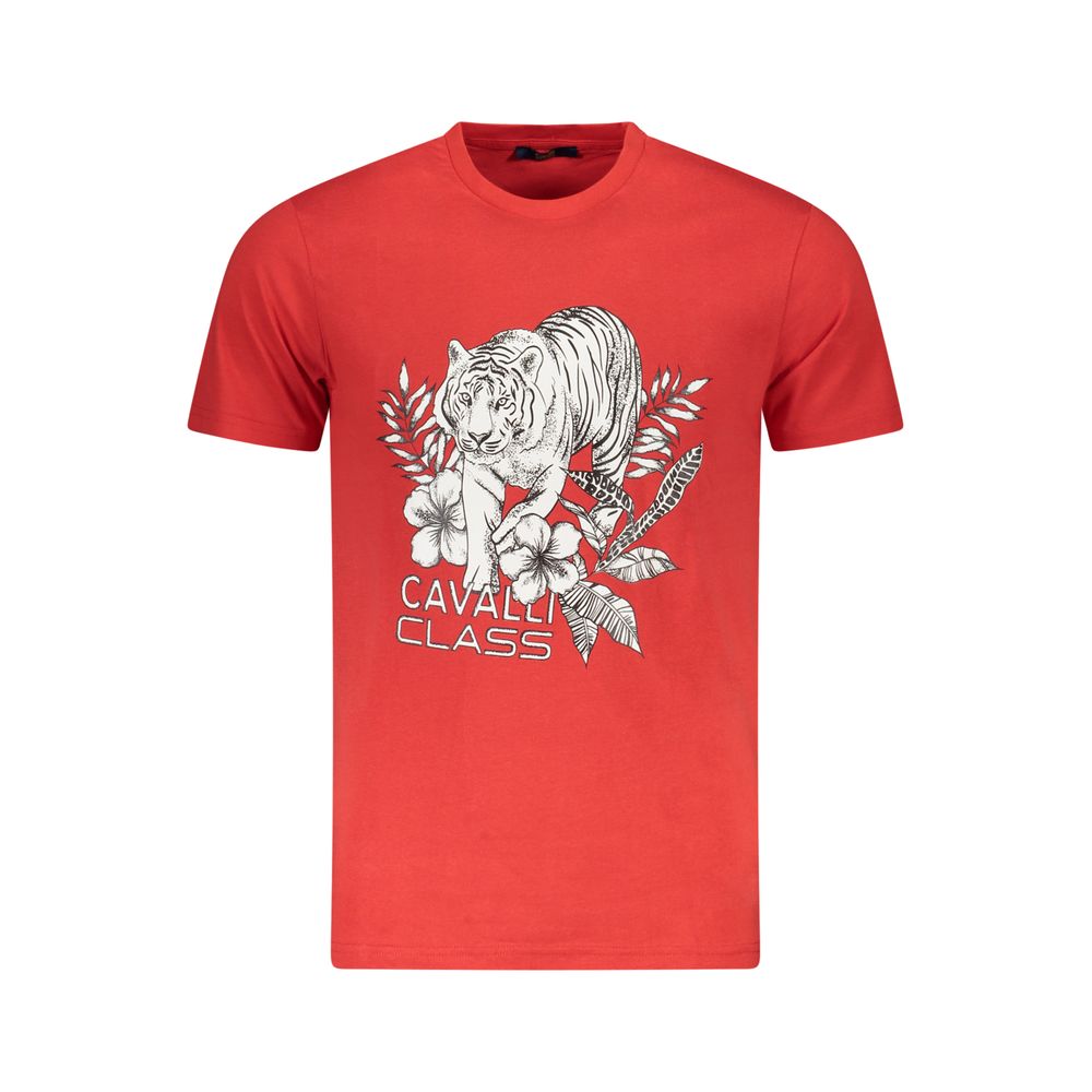 Мъжка тениска Men's t-shirt Cavalli Class
TXT60RJD060 02000 Red front view