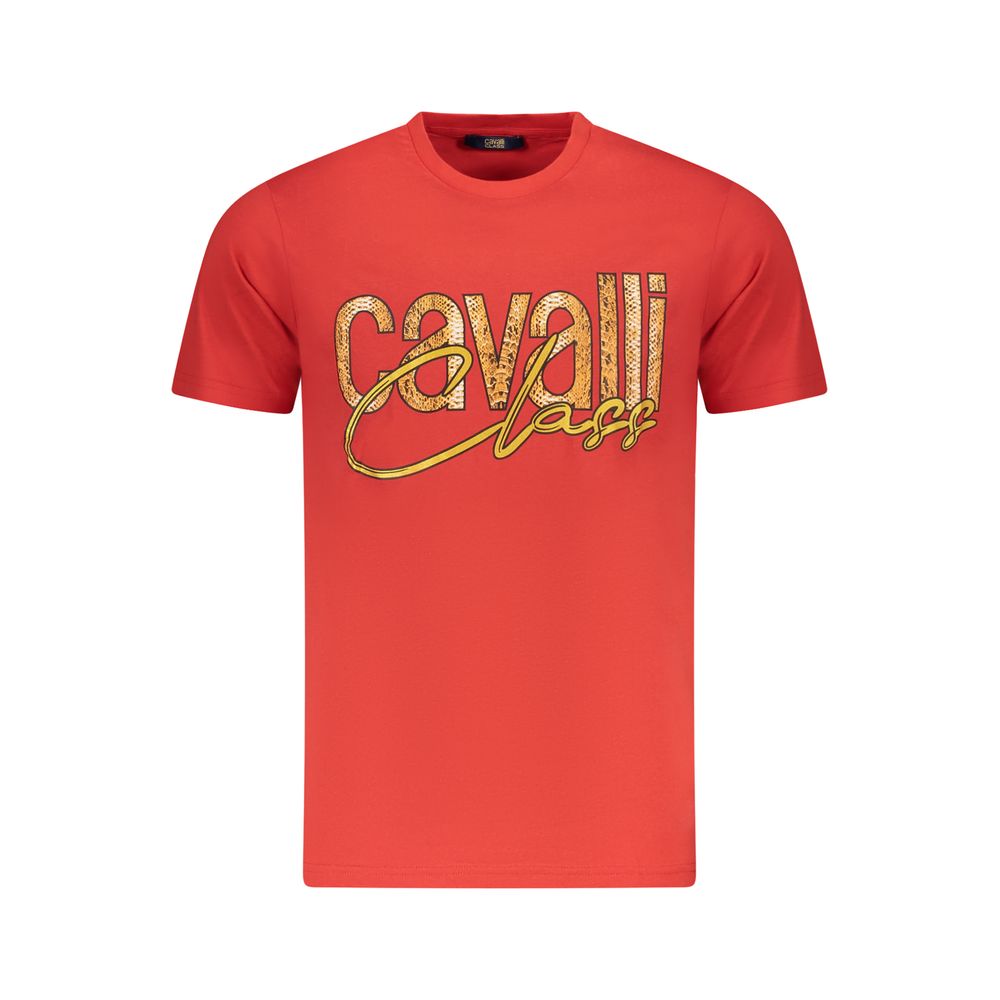 Мъжка тениска Men's t-shirt Cavalli Class
TXT61MJD060 02000 Red front view