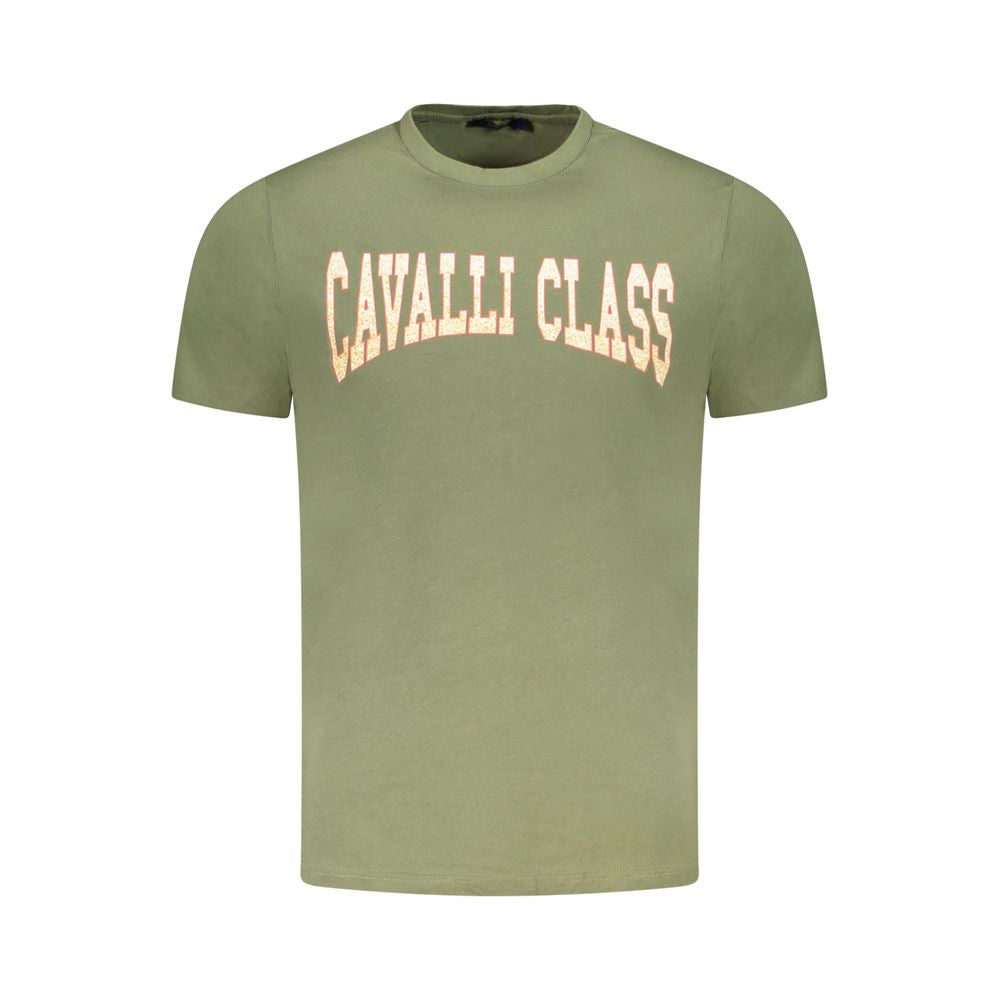 Мъжка тениска Men's t-shirt Cavalli Class
TXT61AJD060 04050 Military Green front view