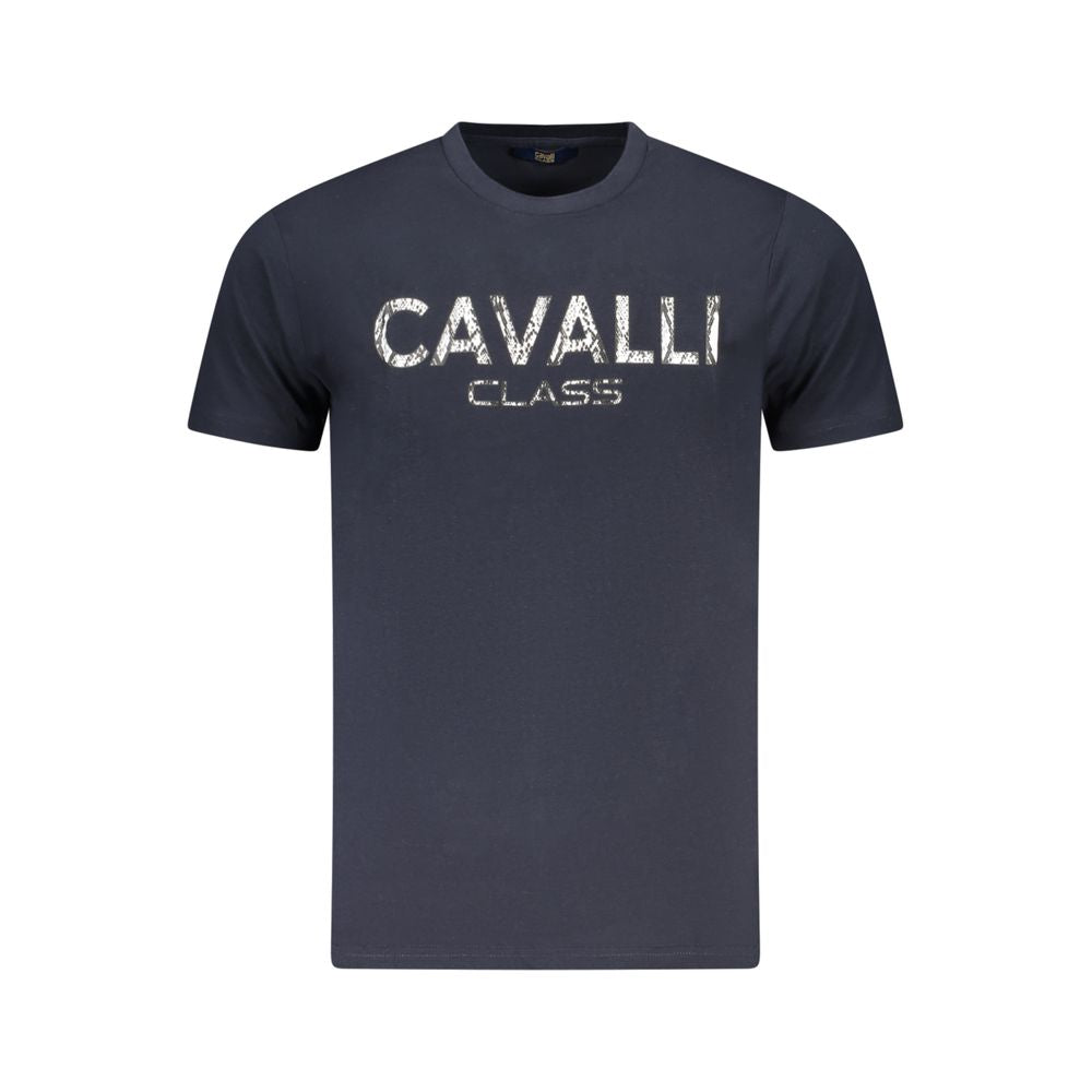 Мъжка тениска Men's t-shirt Cavalli Class
TXT61GJD060 04502 Dark Blue front view