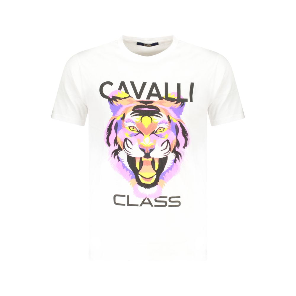 Мъжка тениска Men's t-shirt Cavalli Class
TXT60FJD060 00533 White front view