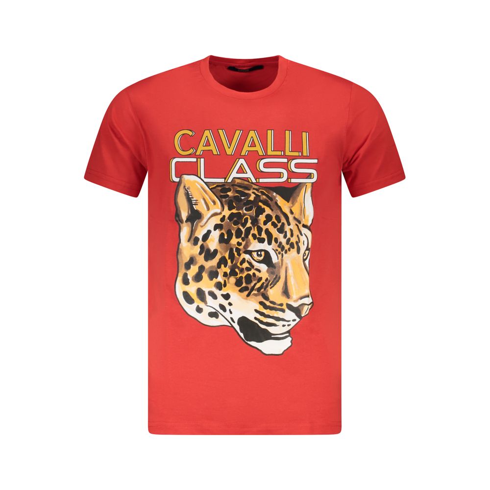 Мъжка тениска Men's t-shirt Cavalli Class
TXT60UJD060 02000 Red front view