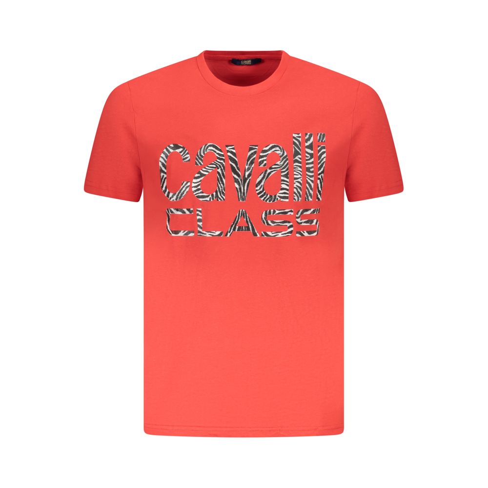Мъжка тениска Men's t-shirt Cavalli Class
TXT61DJD060 02000 Red front view