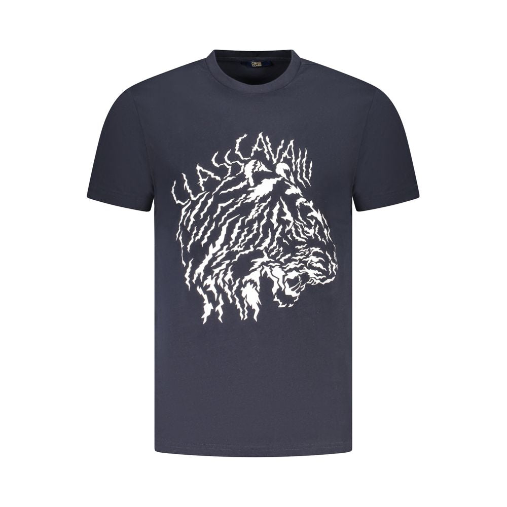 Мъжка тениска Men's t-shirt Cavalli Class
TXT60VJD060 04502 Dark Blue front view