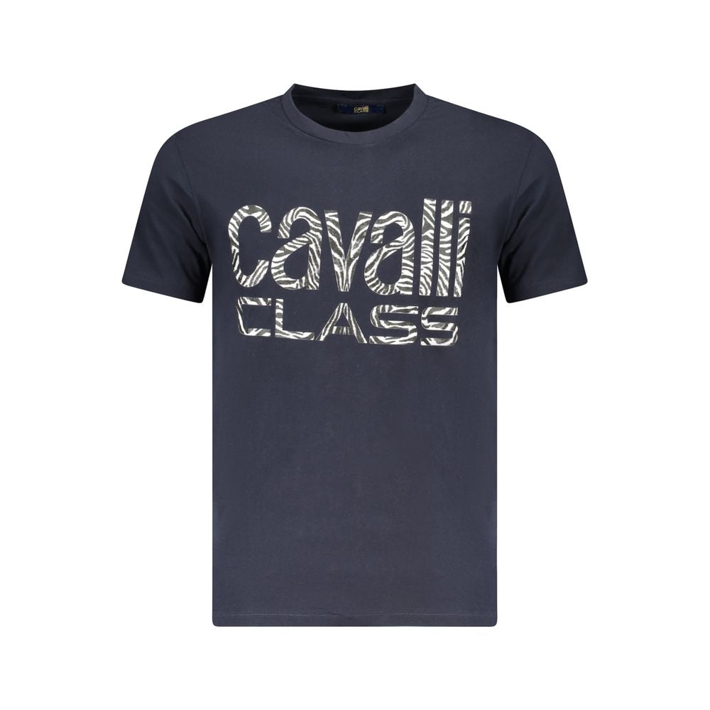 Мъжка тениска Men's t-shirt Cavalli Class
TXT61DJD060 04502 Dark Blue front view