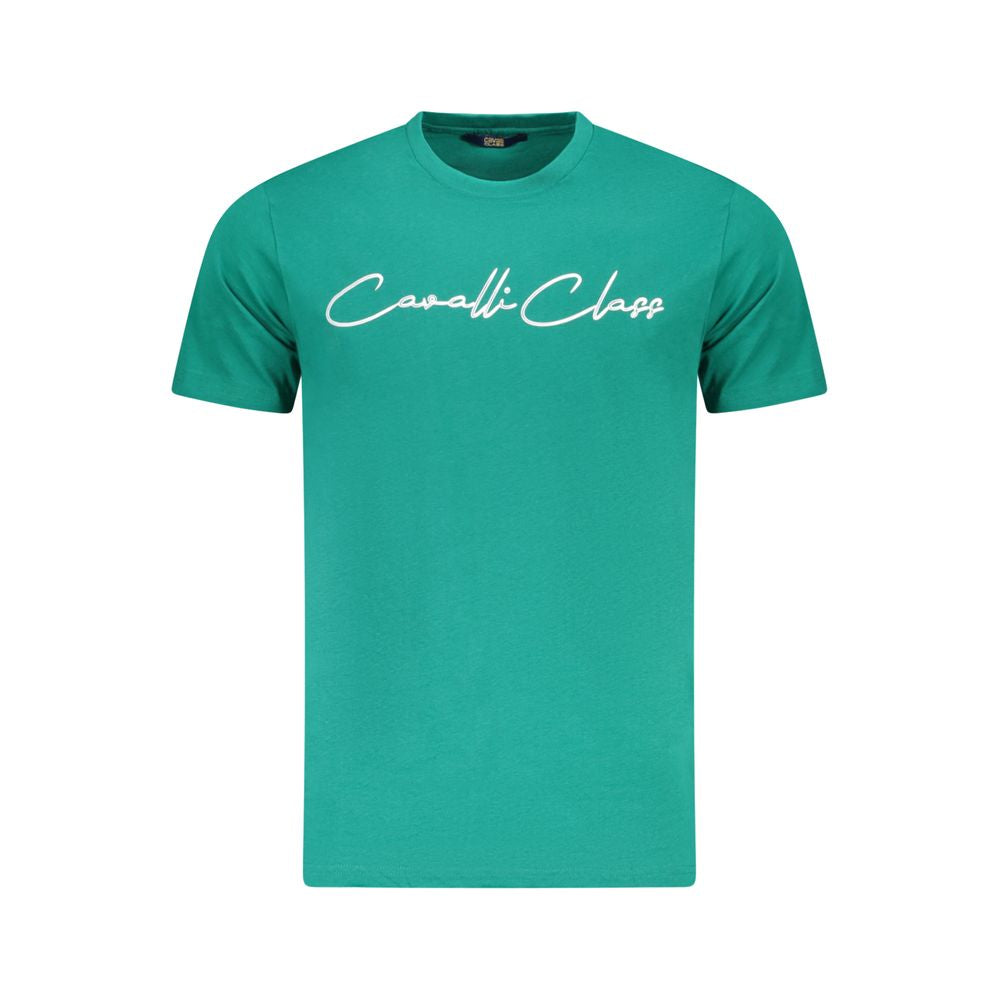 Мъжка тениска Men's t-shirt Cavalli Class
TXT60BJD060 04038 Green front view