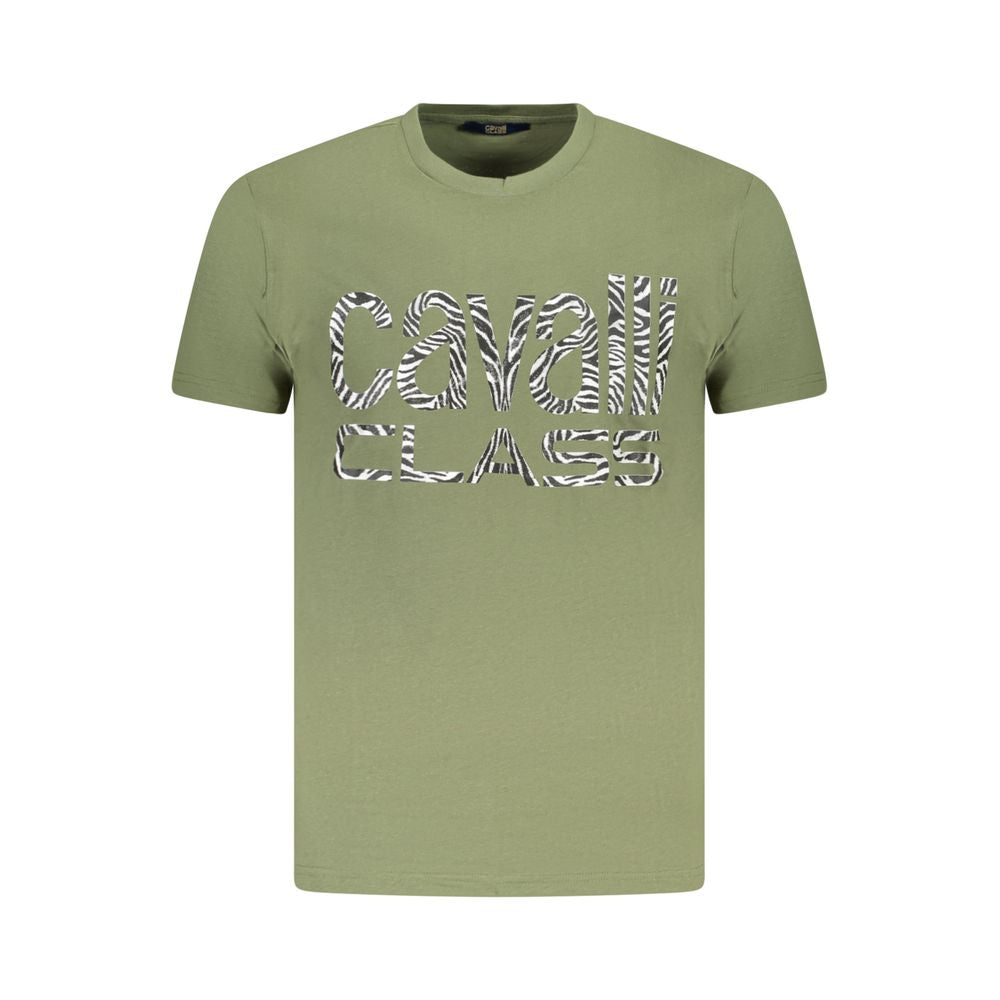 Мъжка тениска Men's t-shirt Cavalli Class
TXT61DJD060 04050 Military Green front view