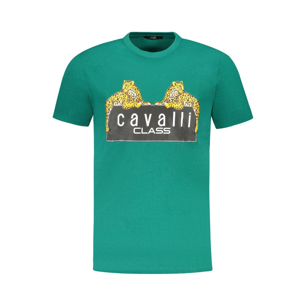 Мъжка тениска Men's t-shirt Cavalli Class
TXT60NJD060 VE04038 Green front view