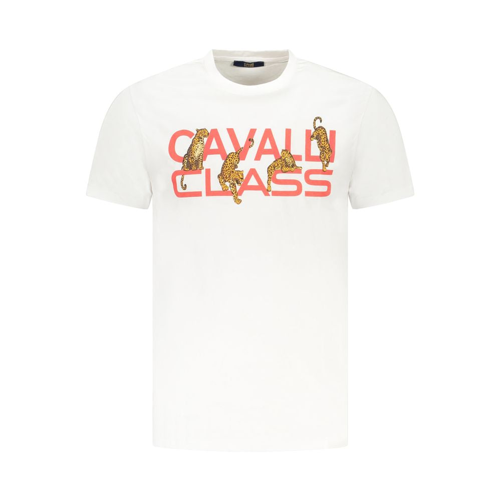 Мъжка тениска Men's t-shirt Cavalli Class
TXT60MJD060 00533 White front view