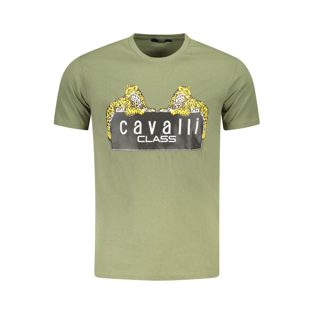 Мъжка тениска Men's t-shirt Cavalli Class
TXT60NJD060 04050 Military Green front view