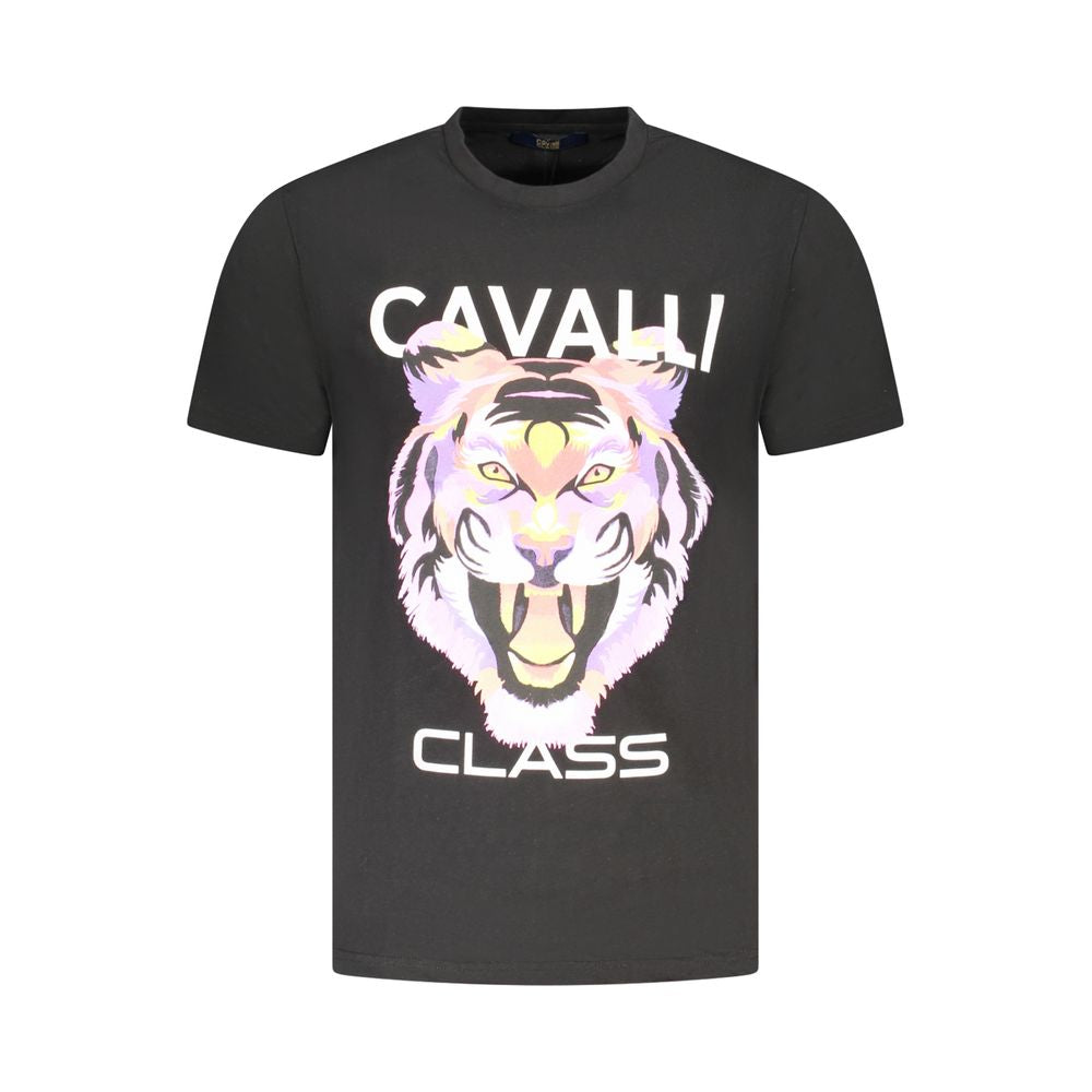 Мъжка тениска Men's t-shirt Cavalli Class
XT60FJD060 05051 Black front view