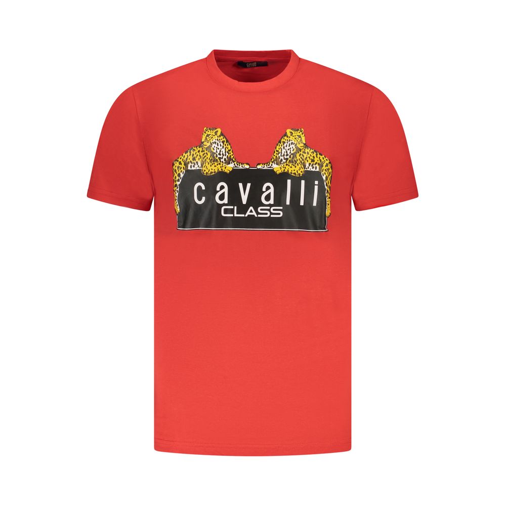 Мъжка тениска Men's t-shirt Cavalli Class
TXT60RJD060 02000 Red front view
