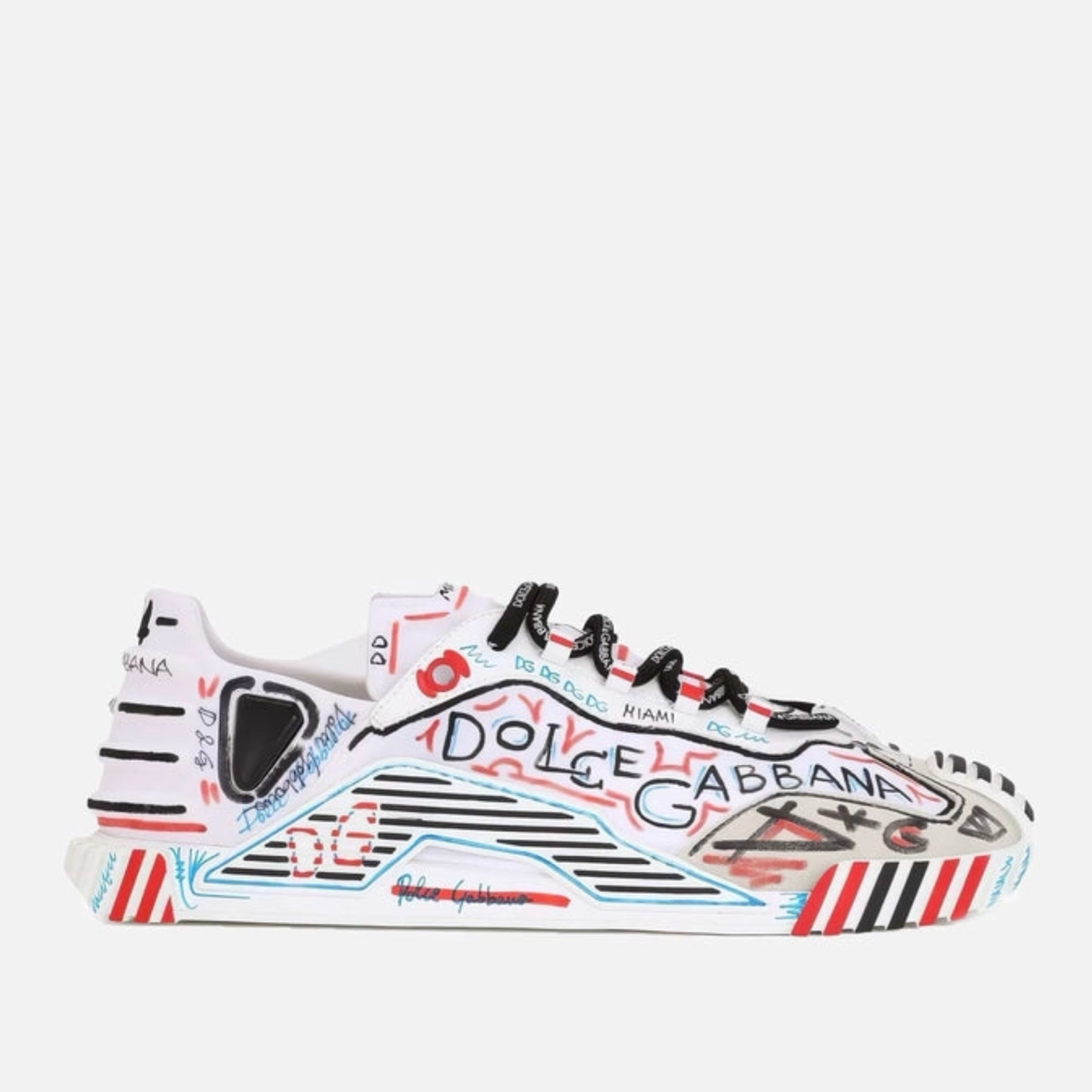 Dolce & NS1 Men Printed Sneakers Medial View