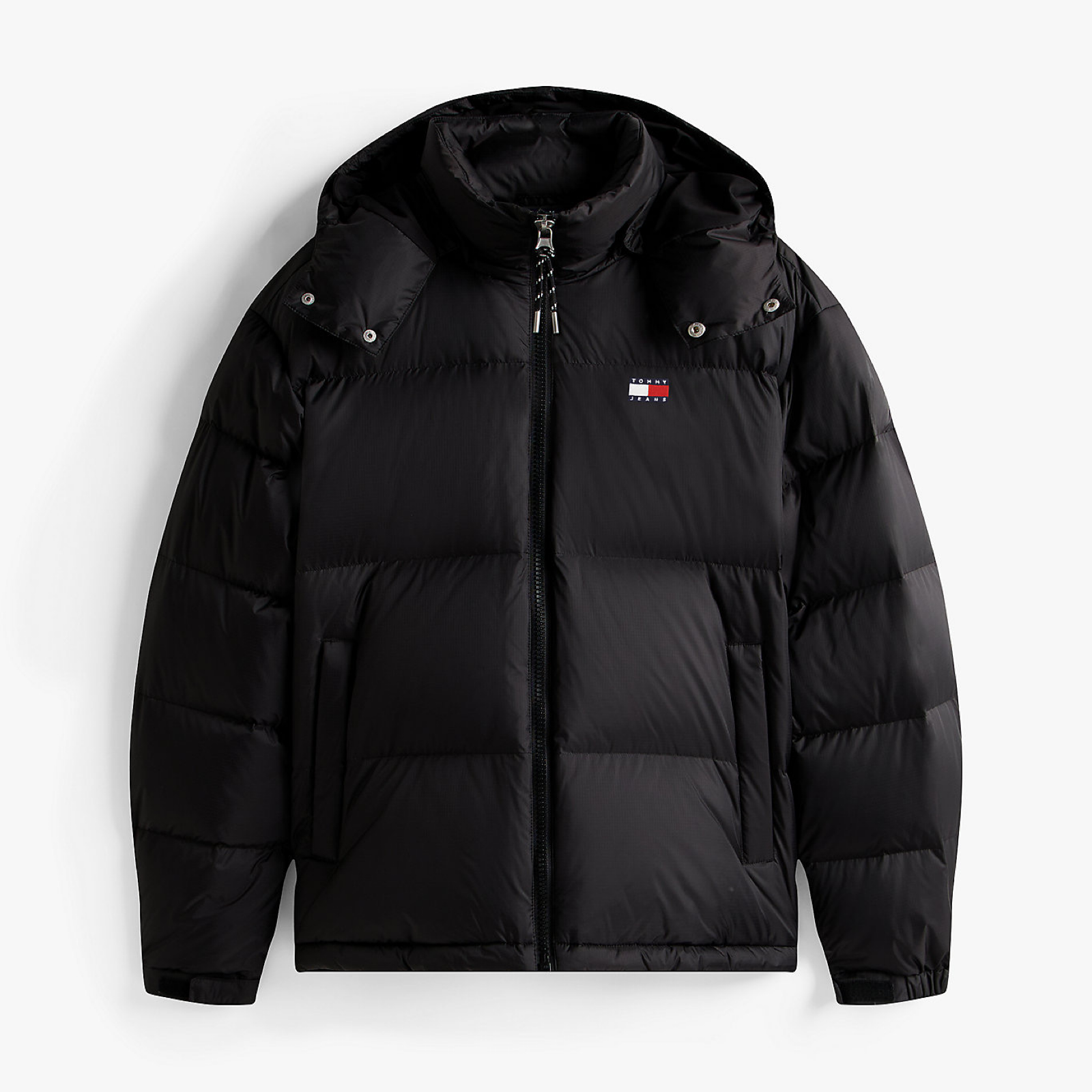 Мъжко черно яке Tommy Hilfiger Jeans Men Jacket DM0DM22036 Front View