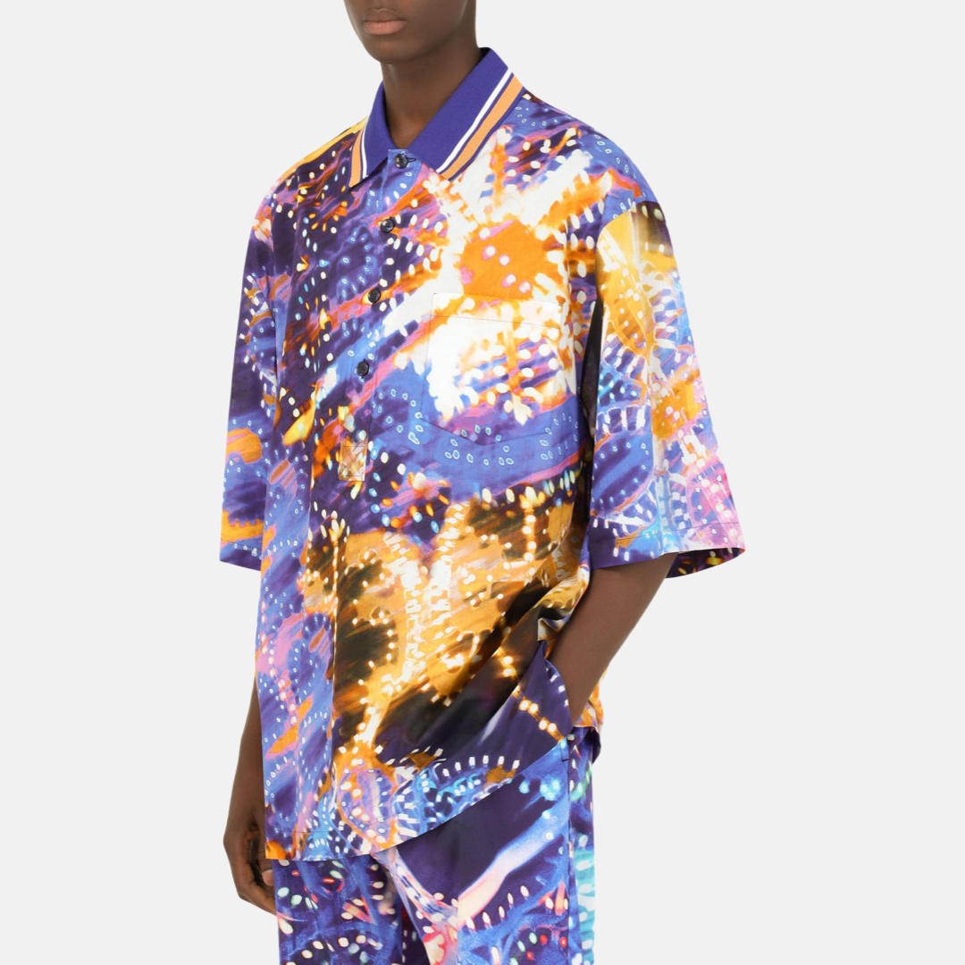 Мъжка поло тениска Dolce & Gabbana
Illumination Print Cotton Polo