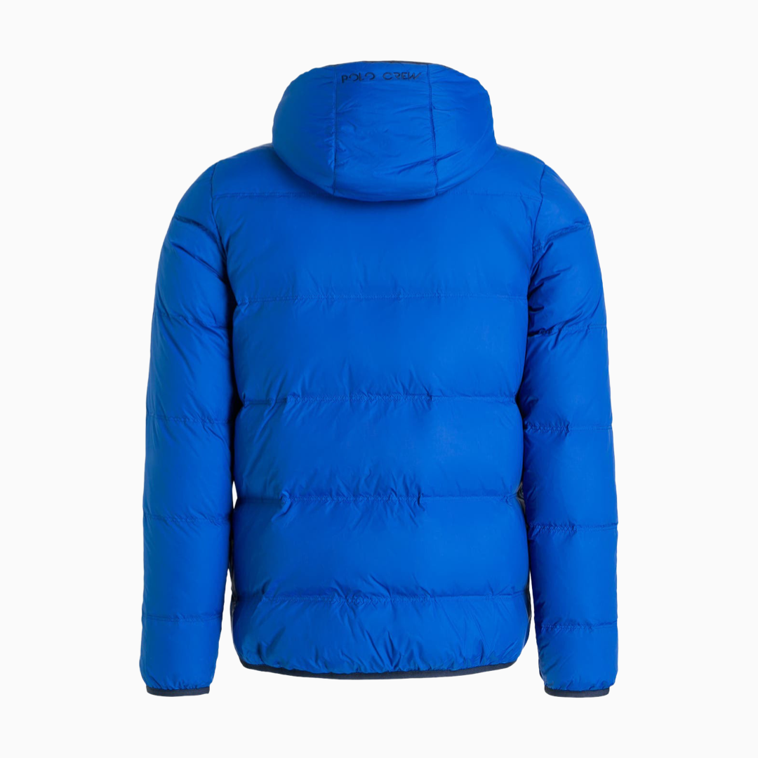 Мъжко яке La Martina Men’s down jacket La Martina Blue back view