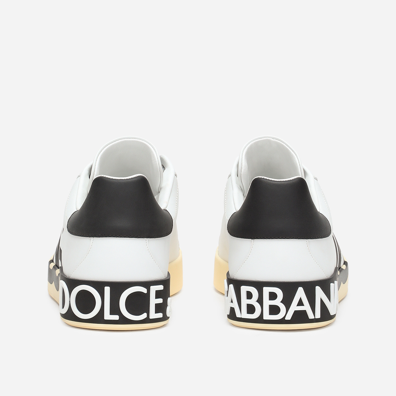 Dolce & Gabbana Portofino DG Logo Women Sneakers CS1772AC33089697 Heel View
