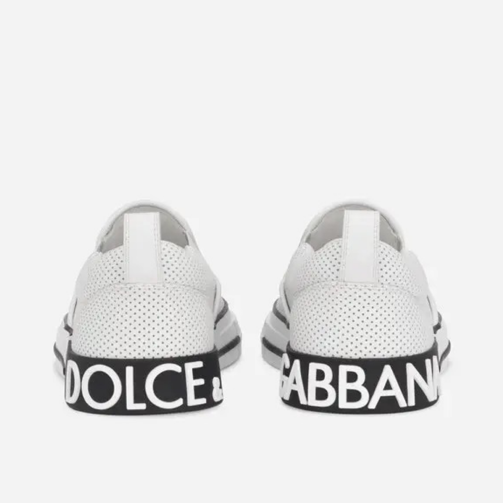 Dolce & Gabbana Custom 2.Zero Slip On Men Sneakers Heel View