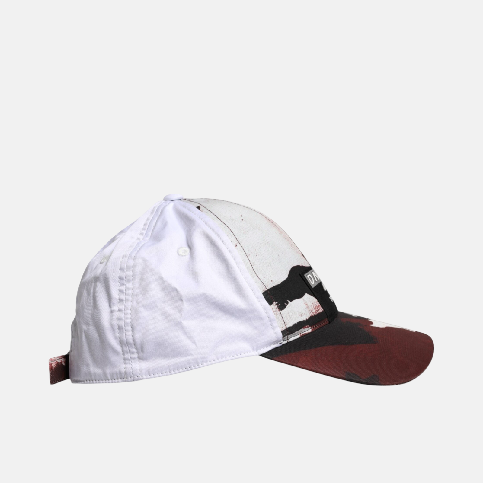 Dolce & Gabbana Camouflage Print 6 Panels Baseball Cap Side View