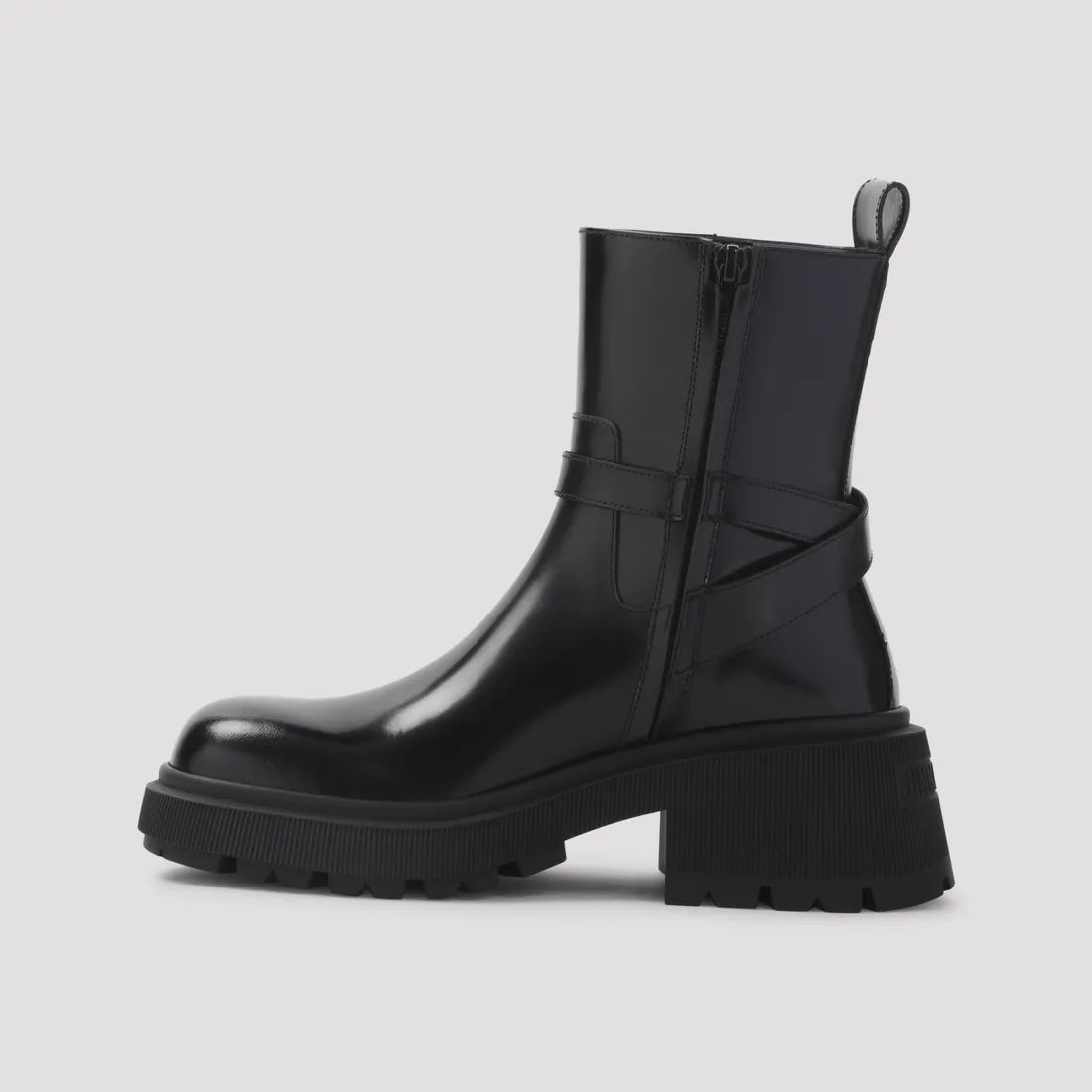 Дамски луксозни боти Women’s ankle boots Jimmy Choo Conny J000178002 Black medial view