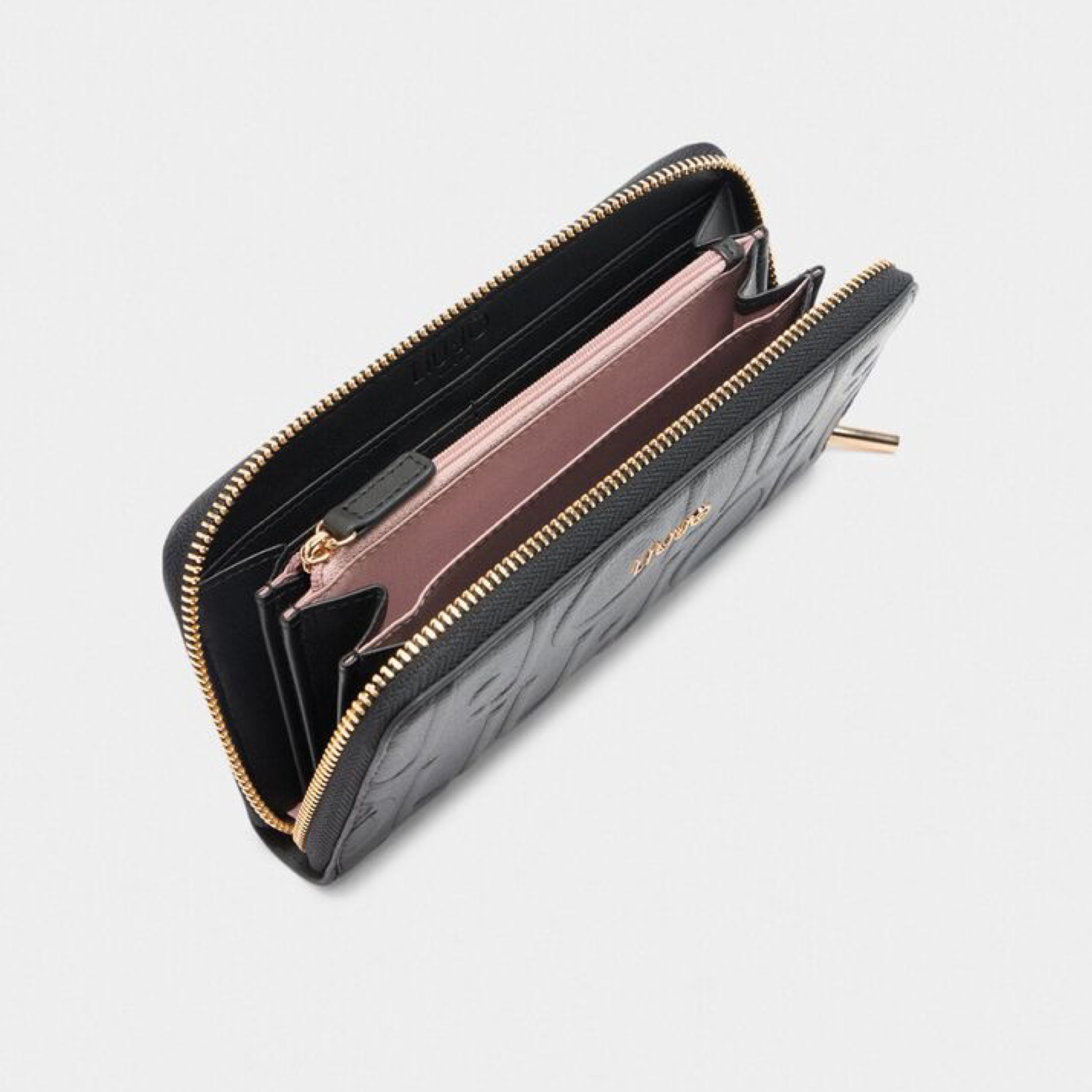 Дамско черно клъч портмоне Liu Jo Wallet AF5170 E1092 Inside View
