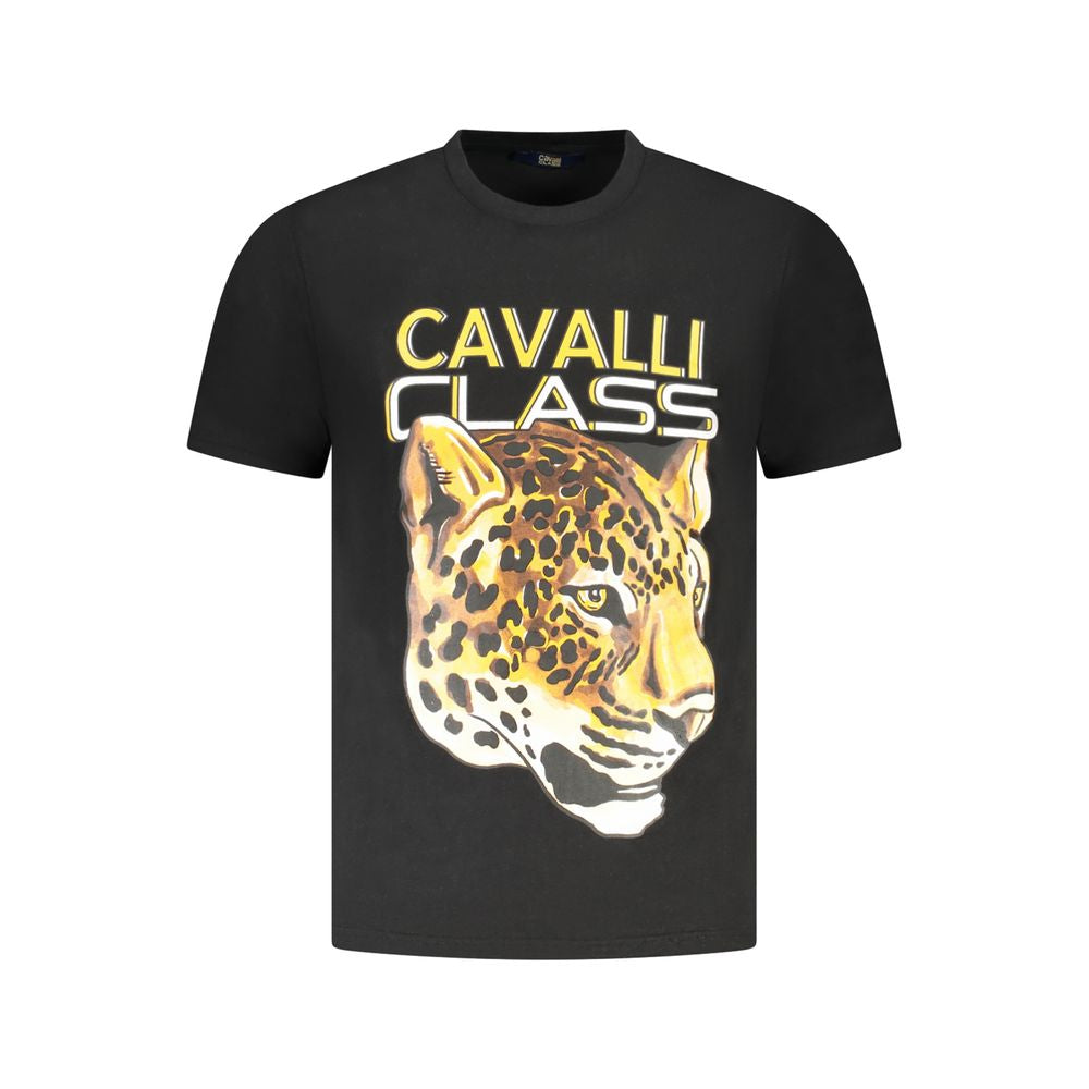 Мъжка тениска Men's t-shirt Cavalli Class
TXT60UJD060 05051 Black front view