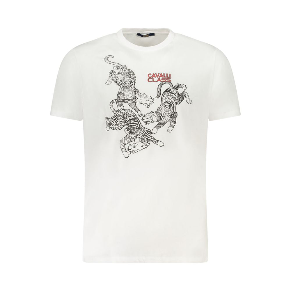 Дамска тениска Men's t-shirt Cavalli Class
TXT60CJD060 00533 White front view