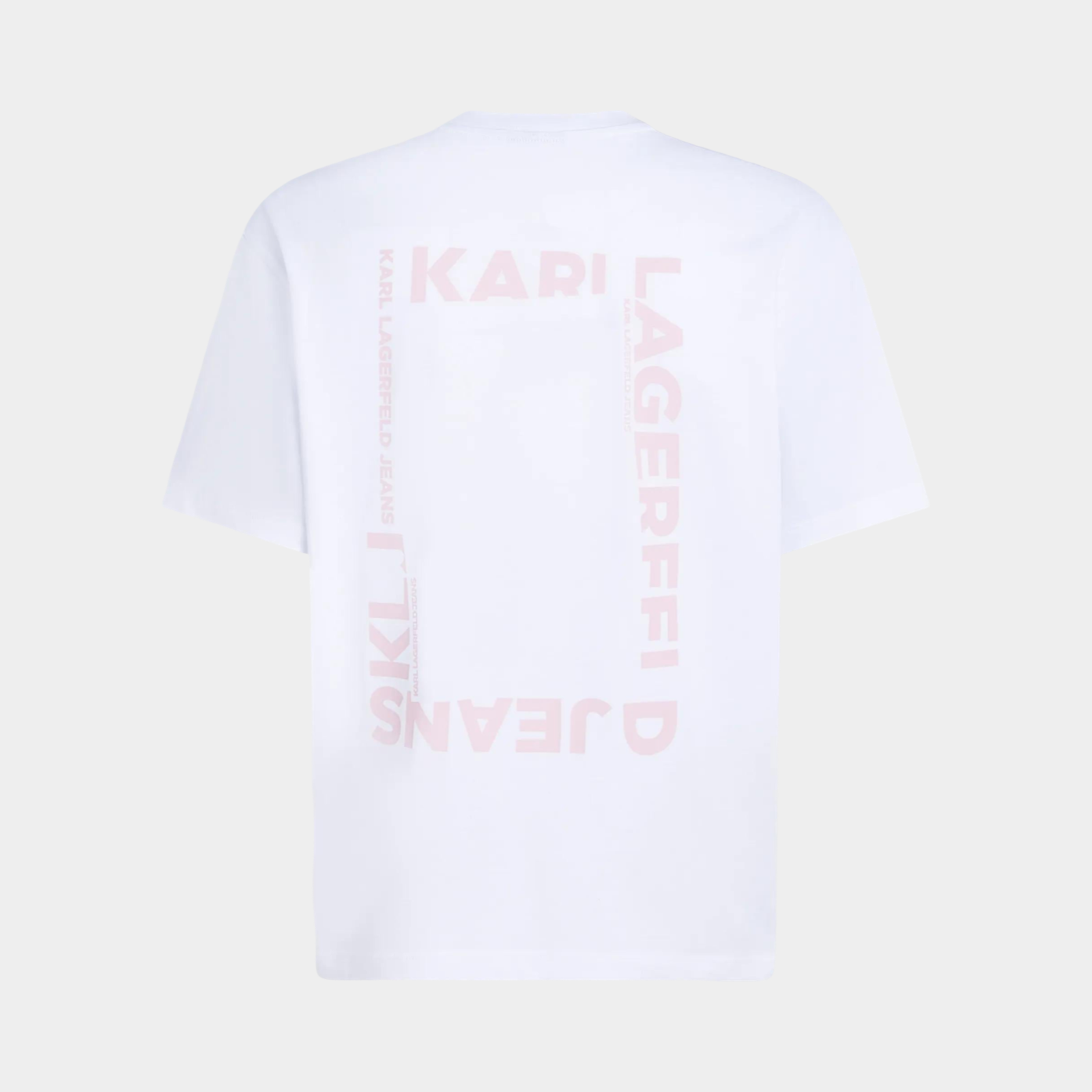 Дамска бяла тениска Karl Lagerfeld Jeans Women T-shirt B2W17069 100 Back View