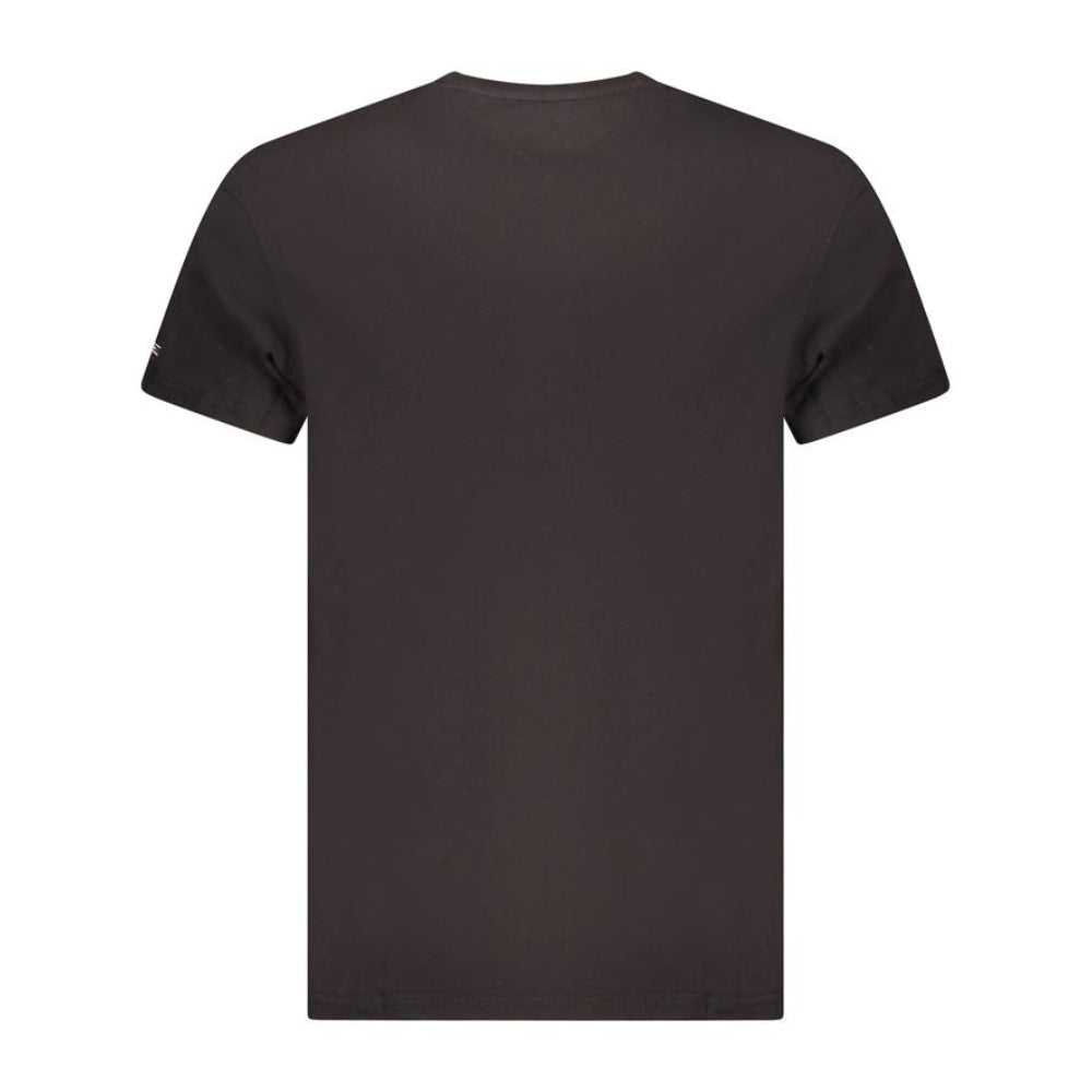 Мъжка тениска Men's t-shirt Tommy Hilfiger DM0DM20362 BDS Black back view