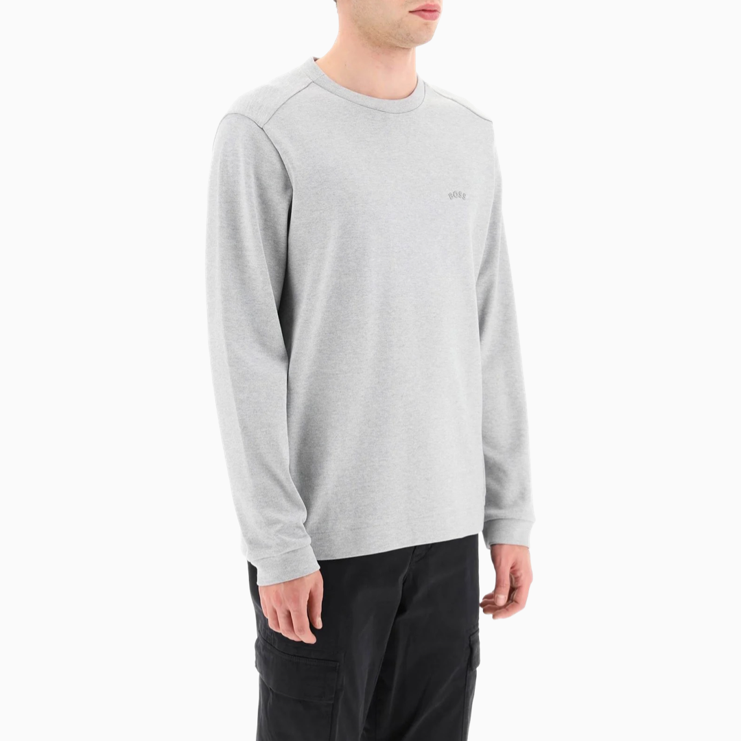 Мъжка блуза с дълъг ръкав Men’s sweatshirt Hugo Boss 50474192 Grey angled view