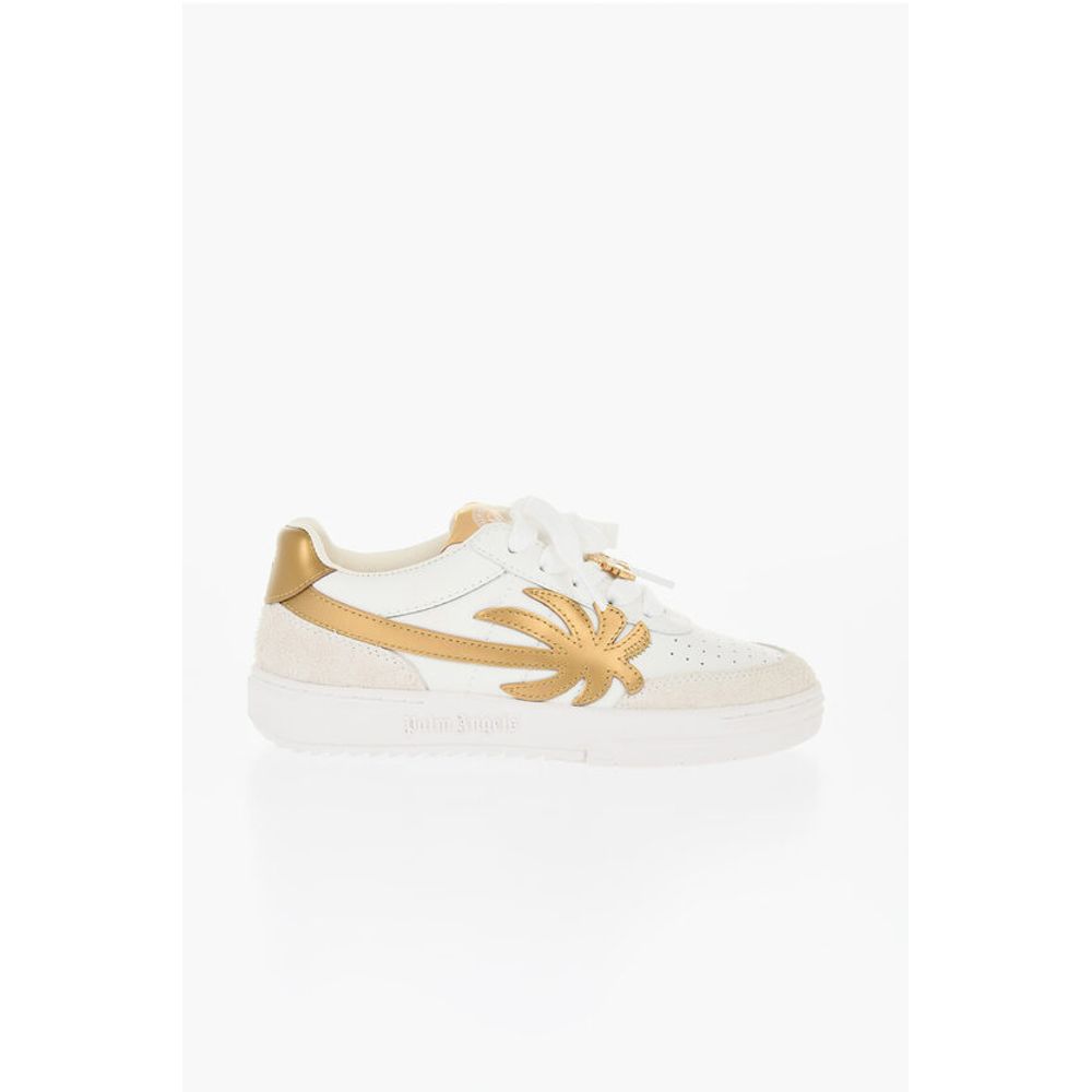Palm Angels Leather UNIVERSITY Low-Top Sneakers