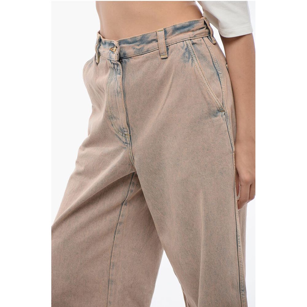 Palm Angels Bi Colore OVERDYE Wide Fit Jeans