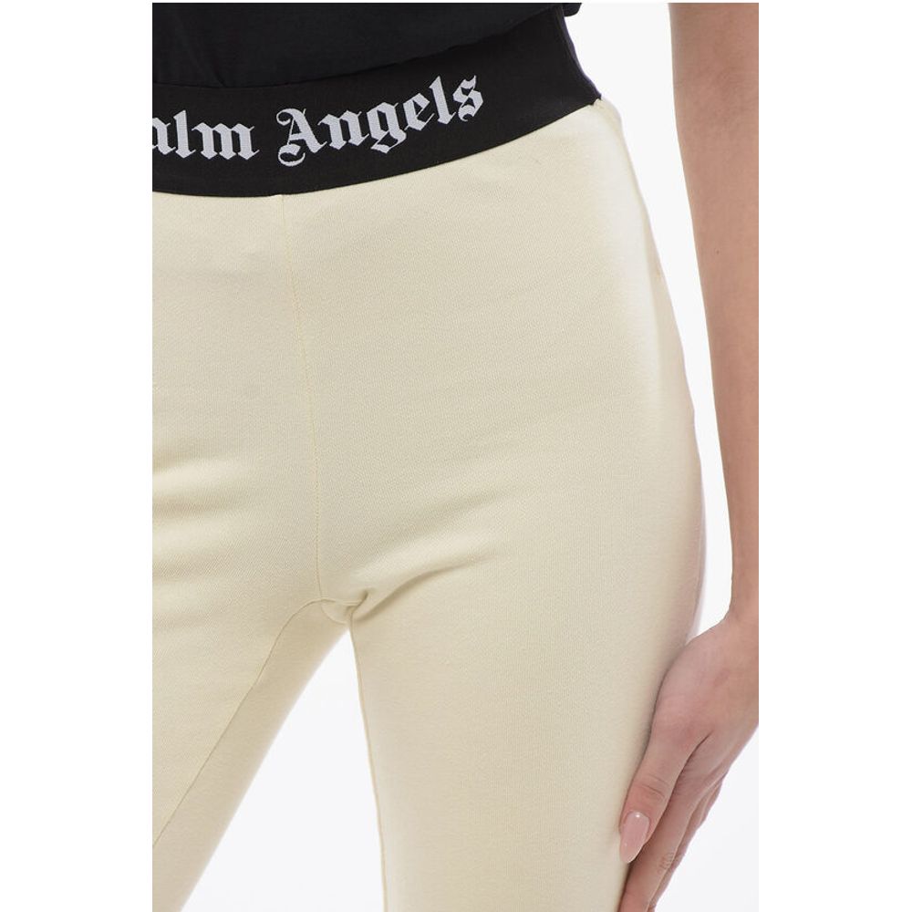 Palm Angels Flared Fit LOGO TAPE Sweatpants with Elastic Waistband