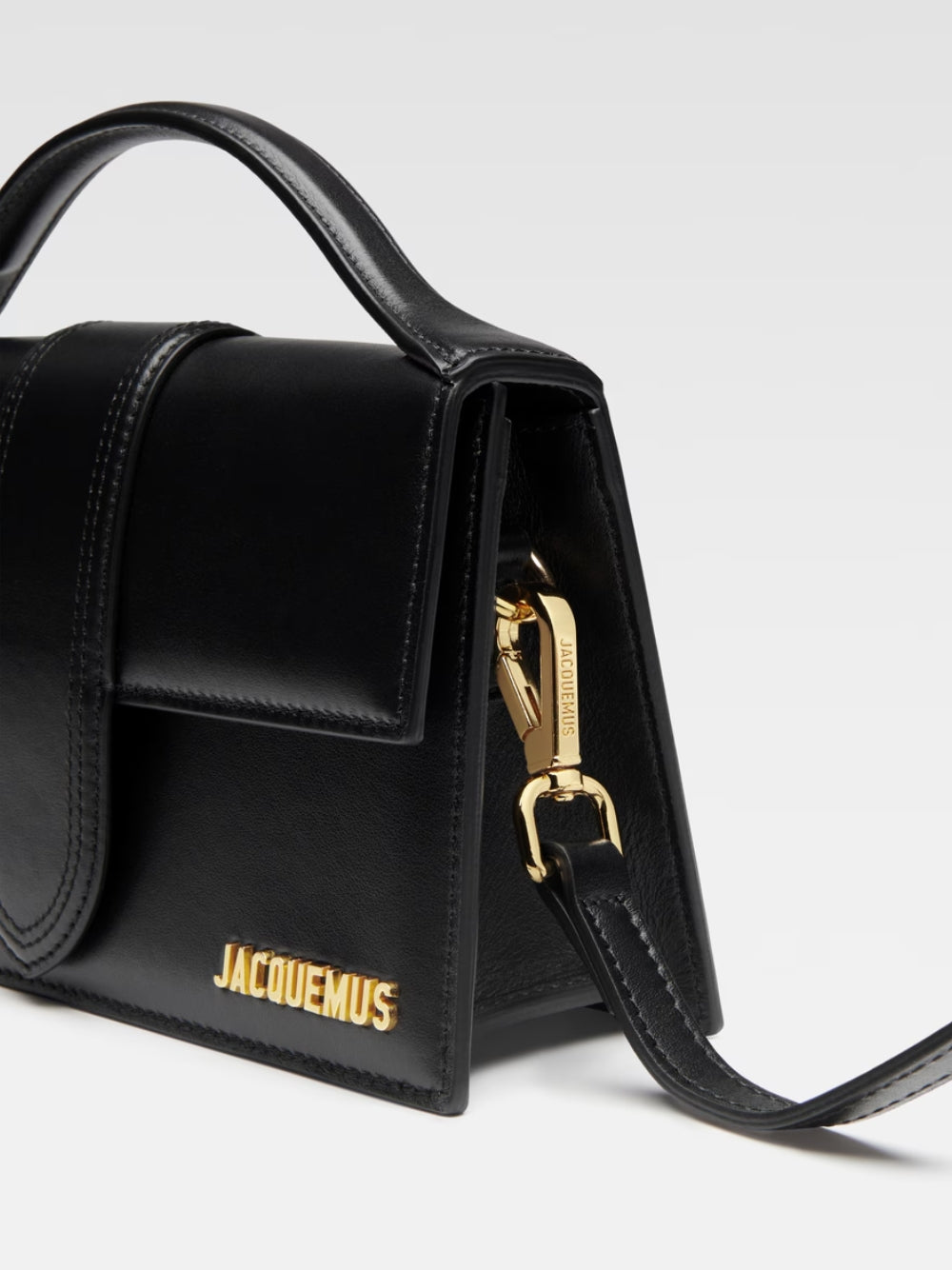 Women’s handbag JACQUEMUS Le Grand Bambino 213BA0073000-990 Black detail view
