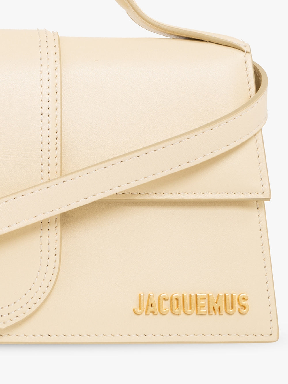 Дамска чанта Women’s handbag JACQUEMUS Le Grand Bambino
213BA0073060120 Beige logo view