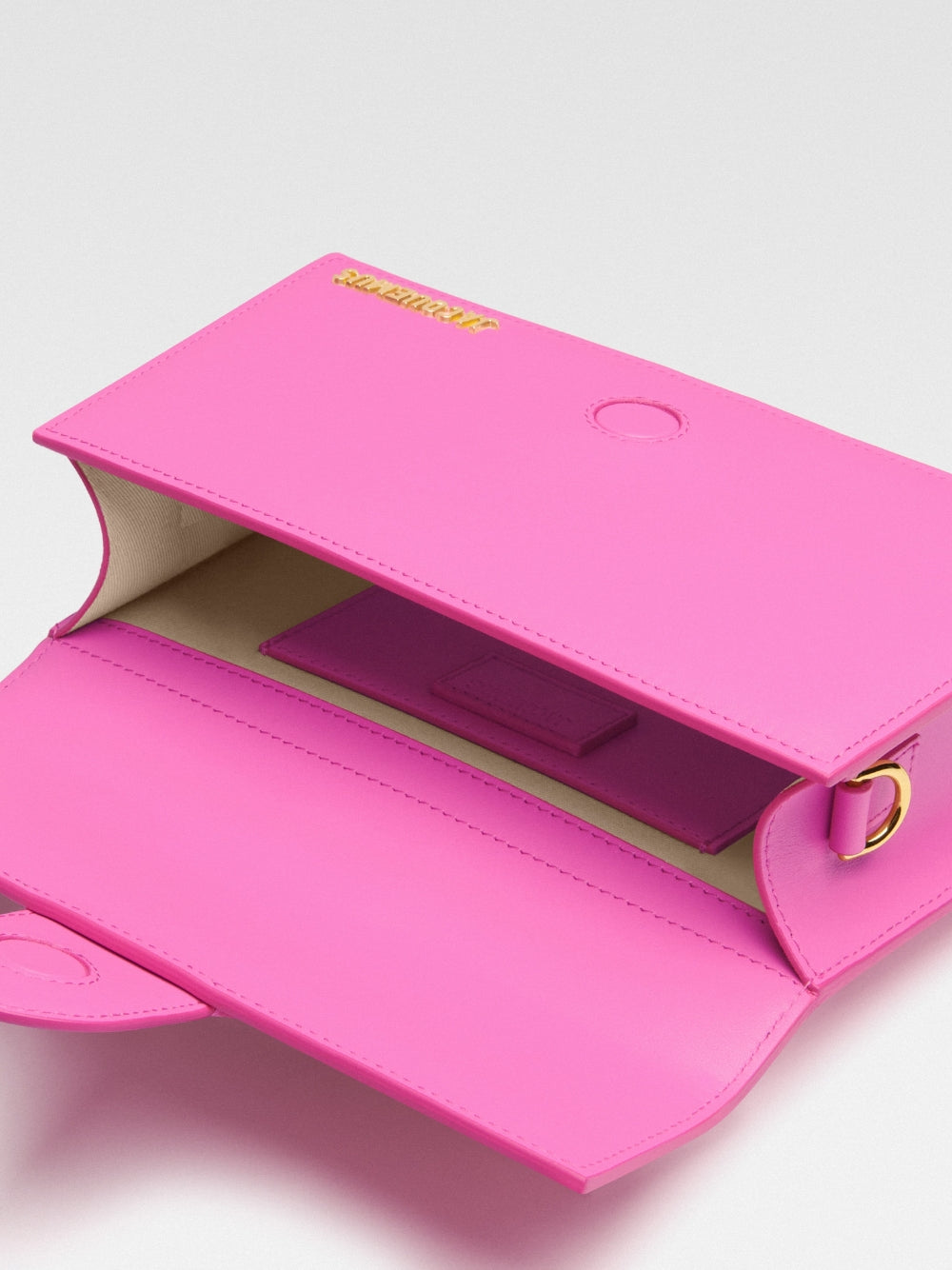 Дамска чанта Women’s handbag JACQUEMUS Le Grand Bambino 213BA0073060 430 Pink inside view