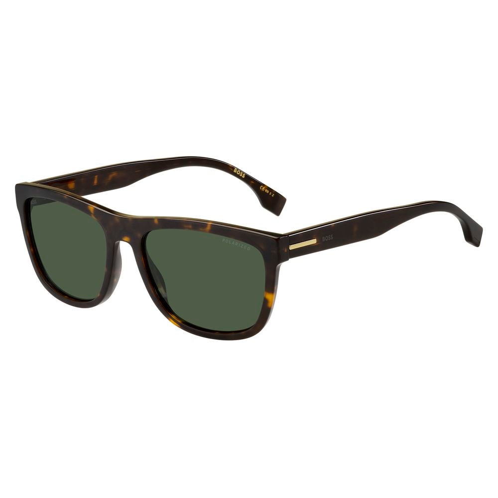 Hugo Boss Brown Haircalf Sunglasses