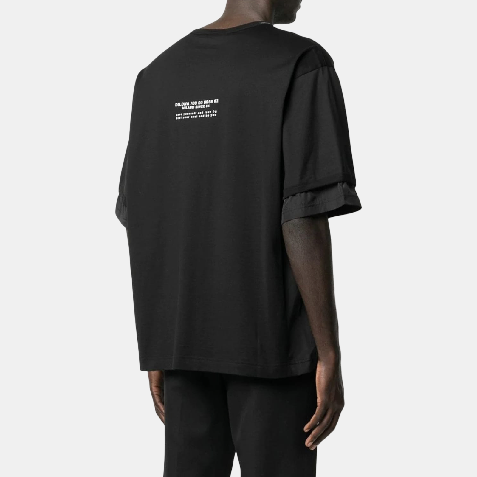 Dolce & Gabbana Camouflage Pocket Oversized T-shirt G8MV0Z G7YJR N0000 Back View