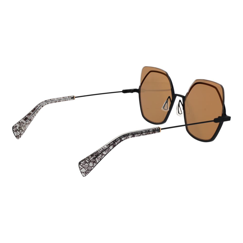Yohji Yamamoto Gold Unisex Sunglasses