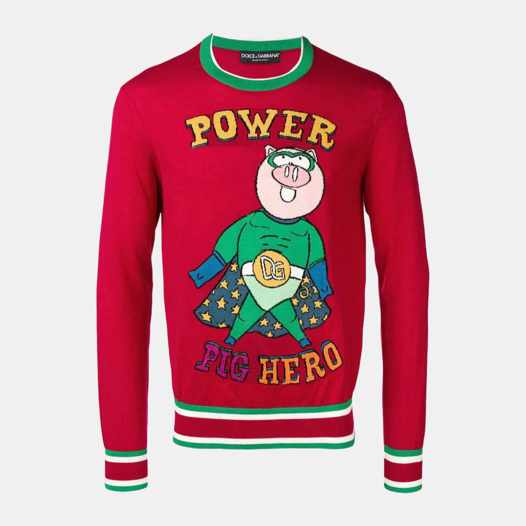 Dolce & Gabbana Wool-Silk Men Sweater