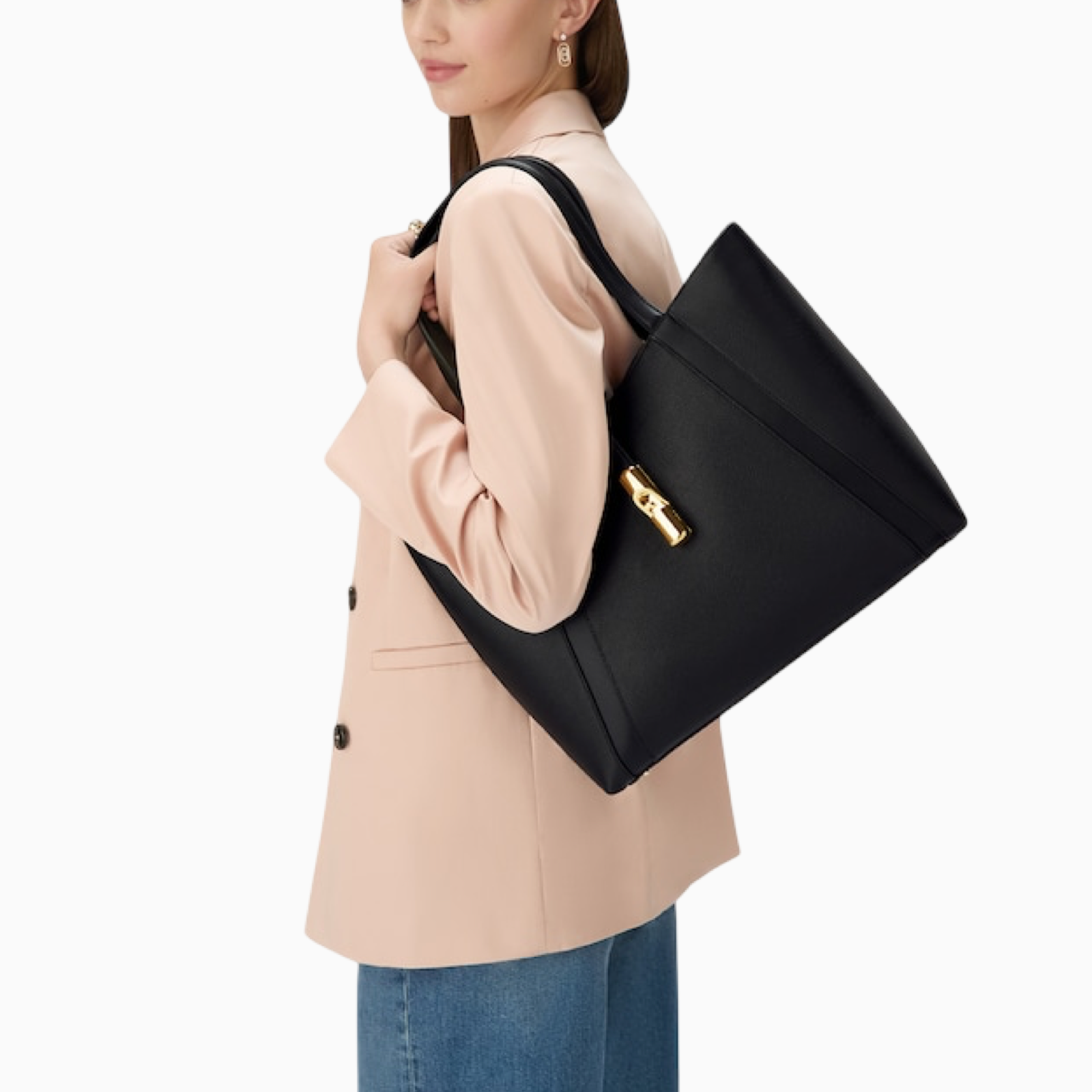 Furla Goccia Tote L Bag WB01788 BX3353 O6000 Model View