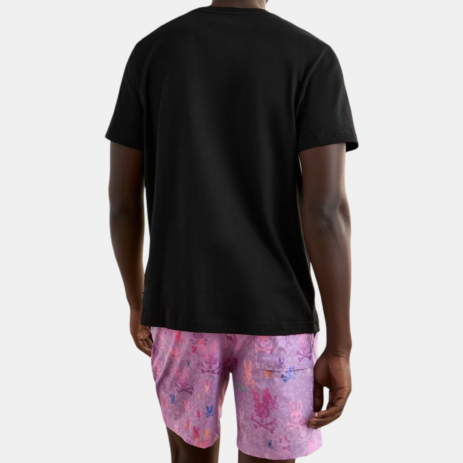 Мъжка тениска Psycho Bunny Men T-shirt MT0200249 001 Back View