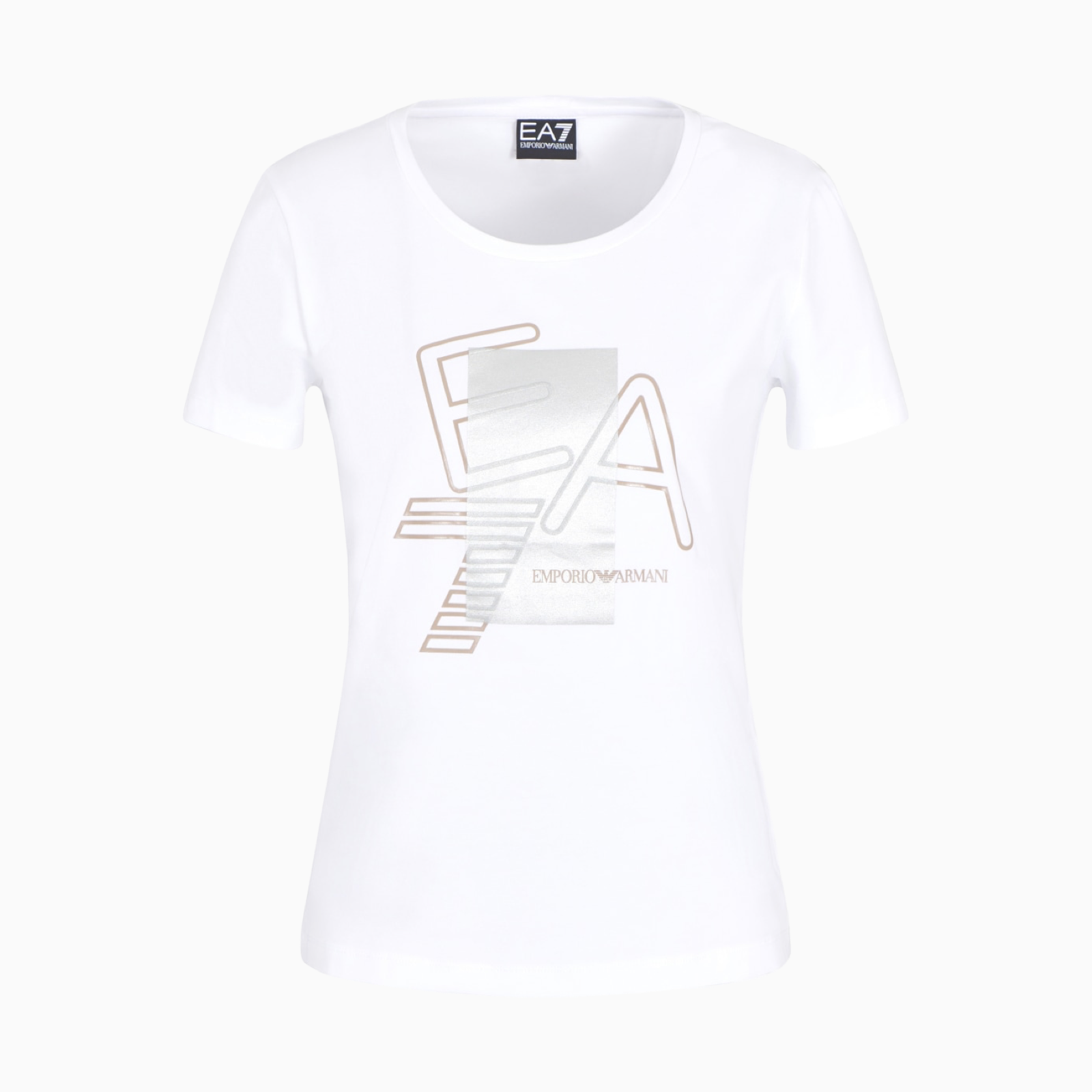 Дамска бяла тениска EA7 Emporio Armani 7W000187 AF10373