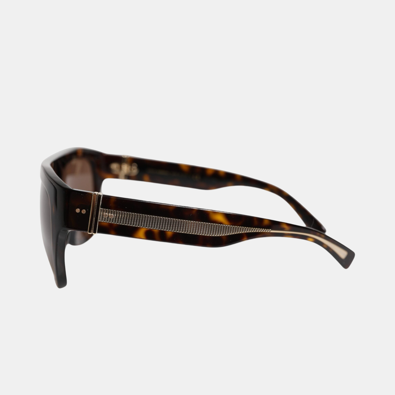Dolce & Gabbana Dark Brown Havana DG4398F Square Frame Eyewear Sunglasses