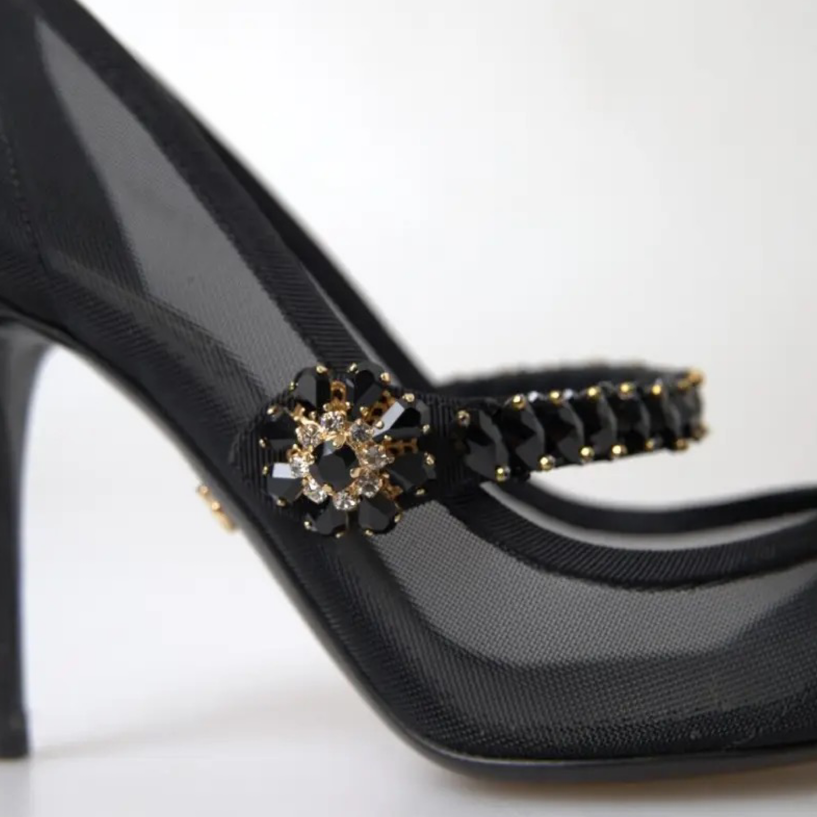 Токчета Dolce & Gabbana Mary Jane Crystal Heels