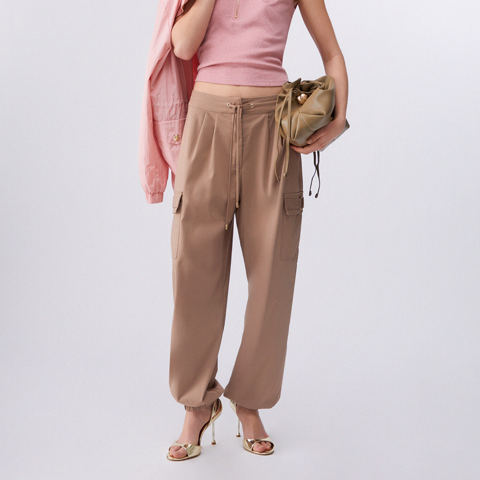 Дамски панталон Liu Jo Women Trousers TA6154 TS922 61412 Front View