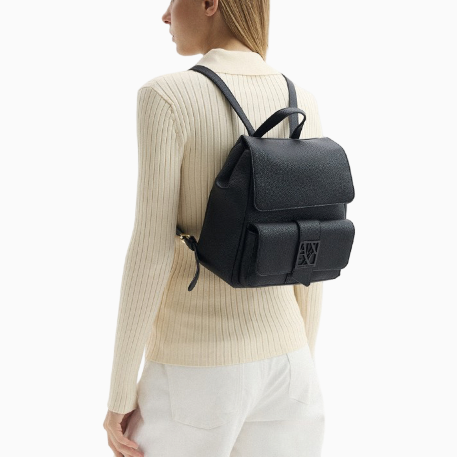 Дамска черна раница Armani Exchange Women Rucksack XW002591 AF11902 UC001 Model View